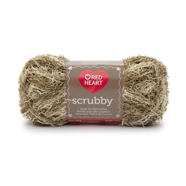 Red Heart Scrubby