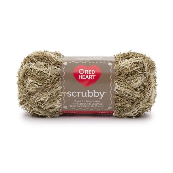 Red Heart Scrubby