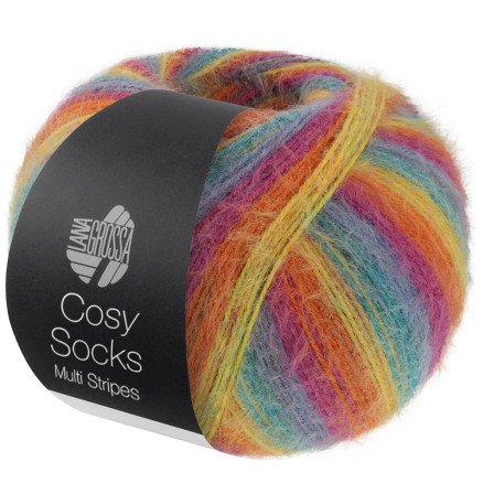 Cosy Socks Multi Stripes Strømpegarn